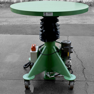 electric powered round top hydraulic lift table 2000 lbs 33845 thumb