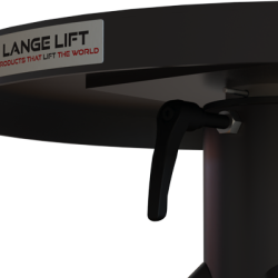 1000 lbs capacity hydraulic lift table round lock handle