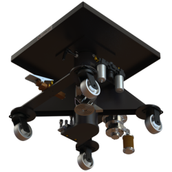 L130 ap 600px 1000 lbs capacity air powered hydraulic lift table square bottom