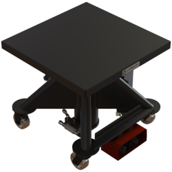 L 130 EP 600px 1000 lbs capacity electric powered hydraulic lift table square isometric