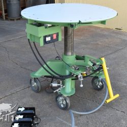 air powered indexing top power rotate hydraulic lift table 500 lbs