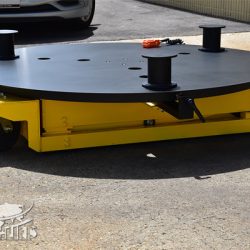 electric powered round top hydraulic scissor lift table 6000 lbs 33713 d