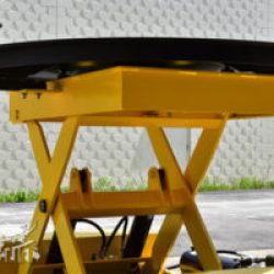 round scissor lift table